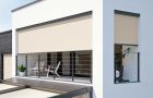 Fenstermarkisen bei einem Neubau
